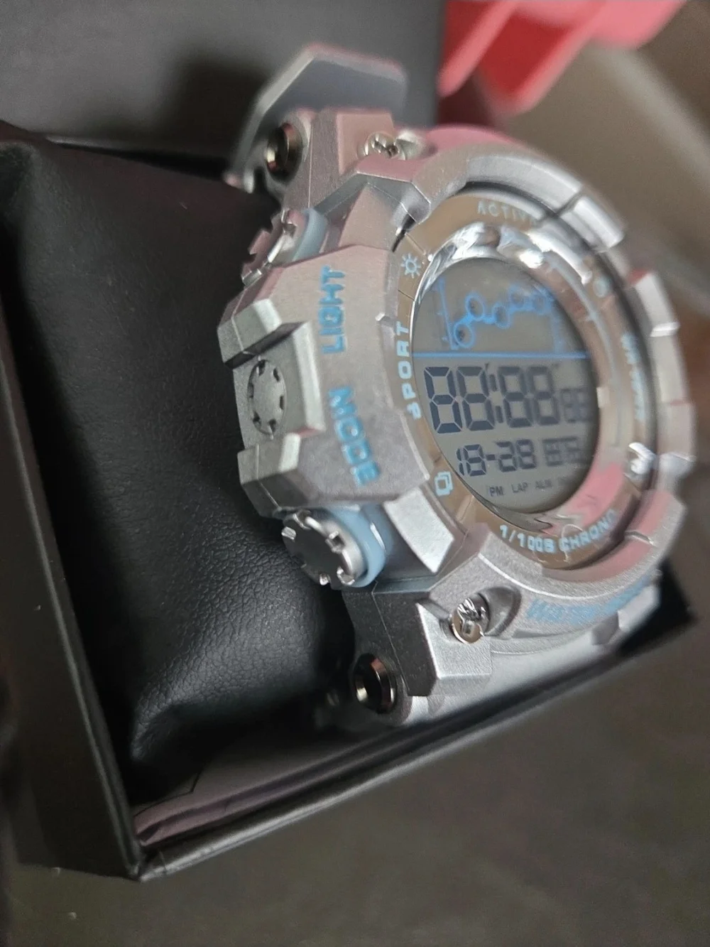 ACW8082-025 Activa X Invicta Digital Unisex Silver Watch 50mm